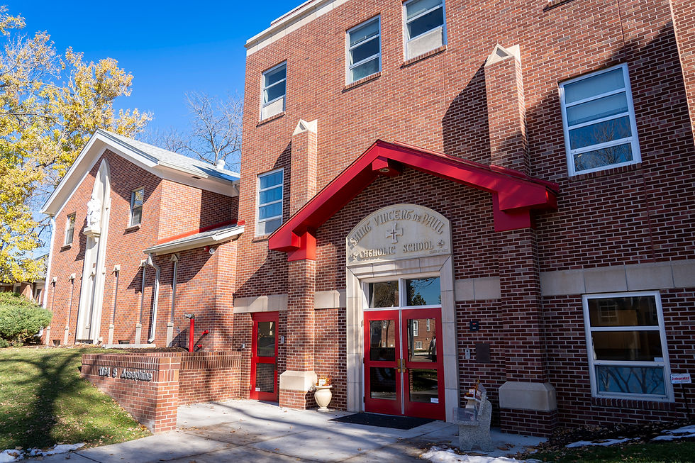Exterior of the school
